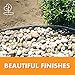 EasyFlex 1806BR-24C Aluminum Landscape Edging Project Kit, Brown