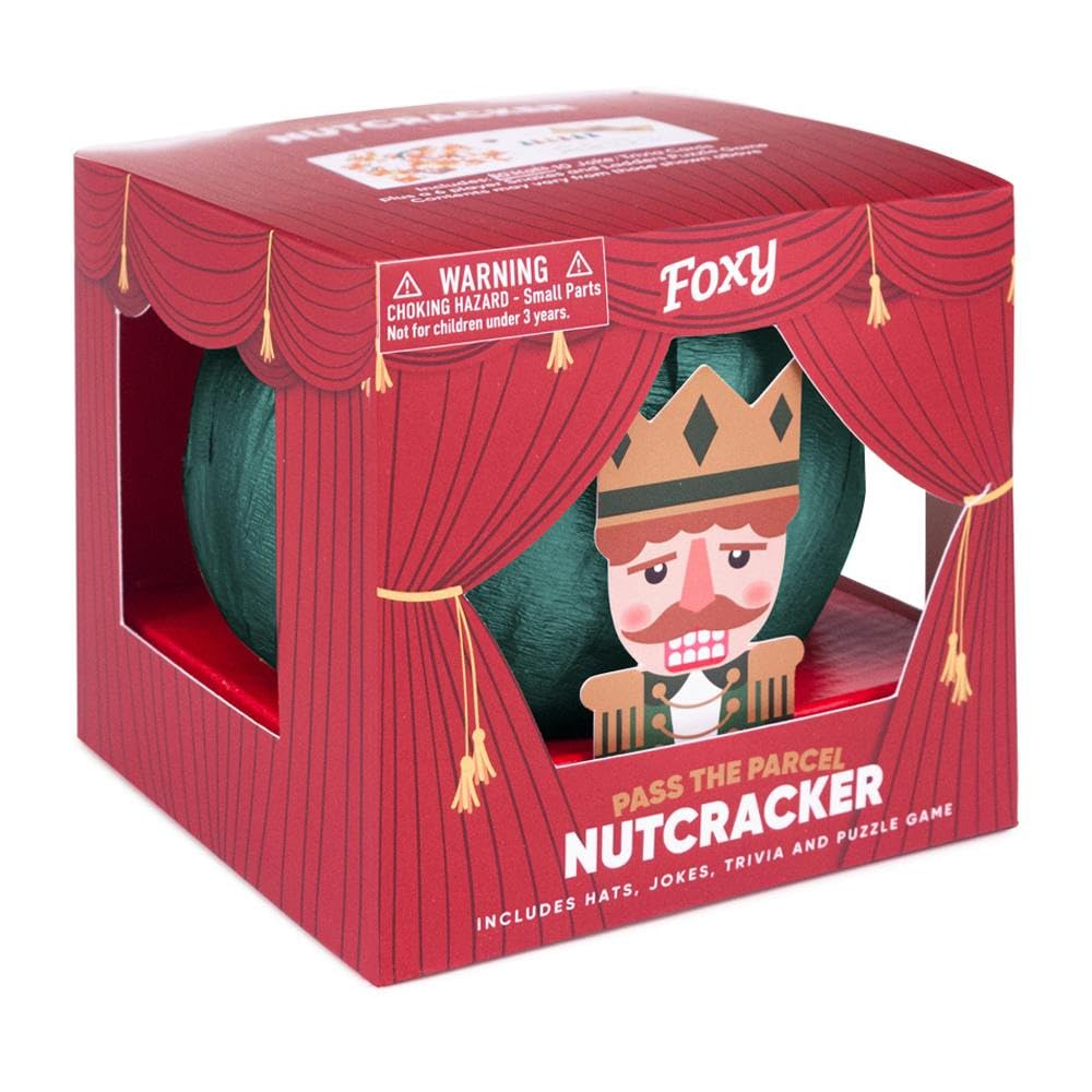 Celebration Crackers Foxy Surprise Ball - Pass the Parcel Party Game - Nutcracker
