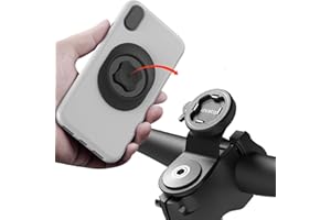 sincetop Bike Phone Mount,Mountain Bicycle Stem Cell Phone Holder,Universal Aluminum Handlebar Phone Clamp,MTB Road Bike Cycl