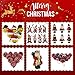 Bstaofy 8PCS 4-Inch Wooden Christmas Santa and Elf Tree Hanging Ornaments Xmas Holiday Party Decoration Gifts