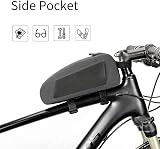 ROCKBROS Bike Frame Bag 1.6L Waterproof Front Triangle Pouch 2 Zippers view 2