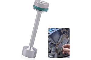 Merdege Oil Diverter Barbell, Alloy Automotive Repair Replacement Parts, Compatible with GM Gen III & IV LS Engines LS1 LS2 LS3 LS6 LS7 LS9 LQ4 LQ9 4.8L 5.3L 6.0L 6.2L L92 LS4 L99 LSA (Silver)