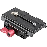 CAMVATE Quick Release Base Plate Compatible with Manfrotto 501/504/ 577 Tripod Standard Accessory - 1419