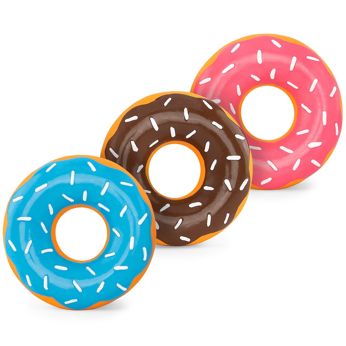 ZippyPaws Latex Mini Donutz - (3-Pack)