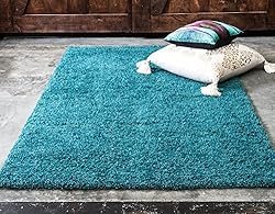 Unique Loom Solid Shag Collection Area Rug