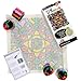 Dimensions Colorful Mandala Latch Hook Craft Kit for Kids, 16'' x 16''