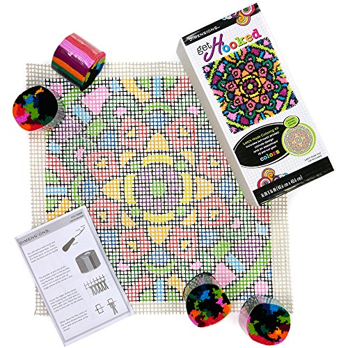 3 Dimensions+Needlecrafts+Colorful+Mandala+Latch