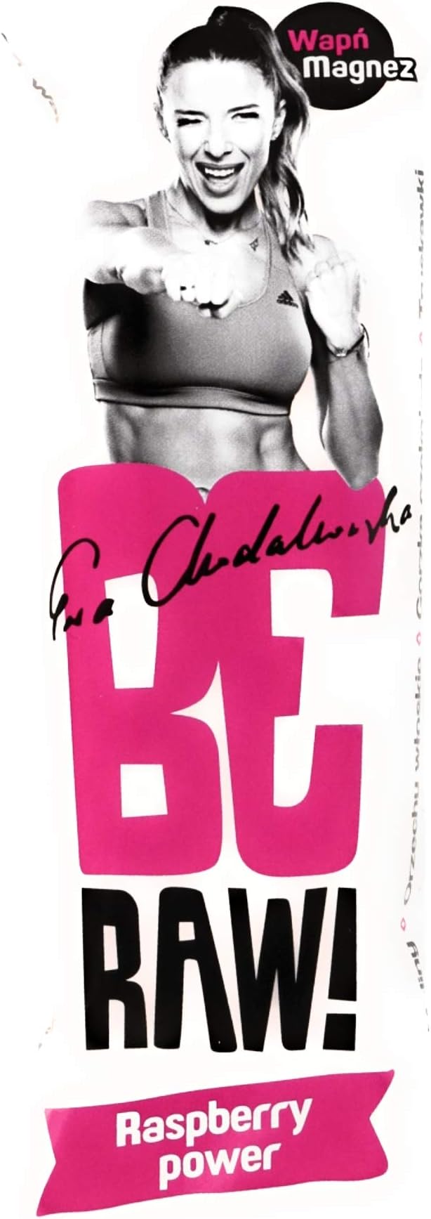 EWA CHODAKOWSKA BE RAW Raspberry & Choco Powder BAR Magnesium & Calcium 40G