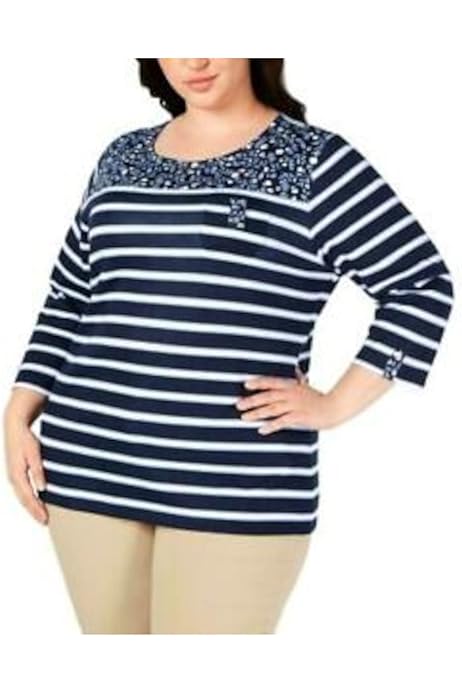 karen scott tops plus size
