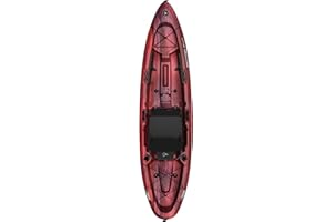 Pelican Sentinel 100XP - Angler Sit on top Fishing Kayak - Iris - Lightweight - Ergocast XP™ Seating System - 10 ft