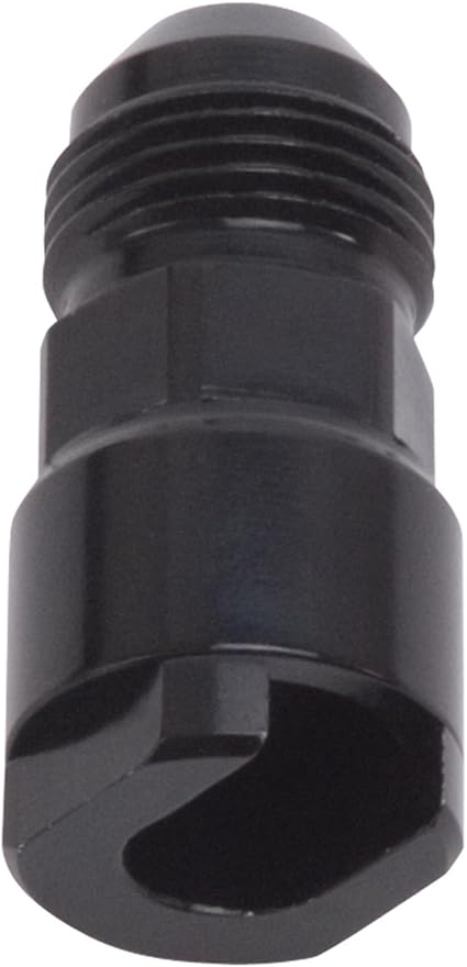 Amazon Com Edelbrock Efi Adapter Fitting 8 An Male To 3 8 Sae Quick Disconnect Female Screw Type Blk Anodized Finish Automotive