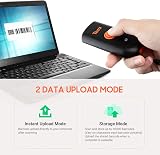 Tera Mini Bluetooth 1D 2D QR Barcode Scanner Wireless USB Wired Pocket Reader view 6