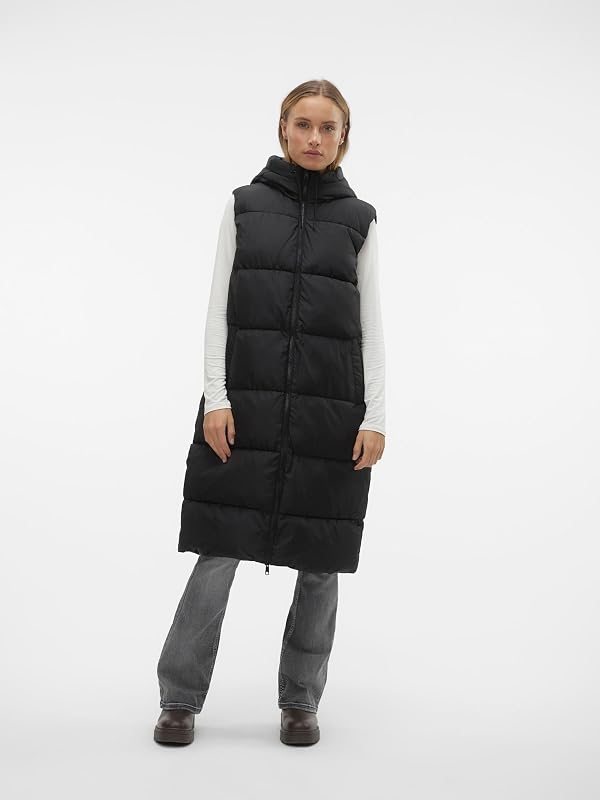 Chaleco femenino VMLIGAANE Chaleco, Negro, S