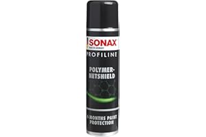 SONAX Polymer Net Shield 223300 | Aerosol-Based Polymer Spray Sealant for Paint Protection | Up to 6 Months of Protection | UV, Acid Rain & Contaminant Defense | Easy Application & High Gloss | 340ml