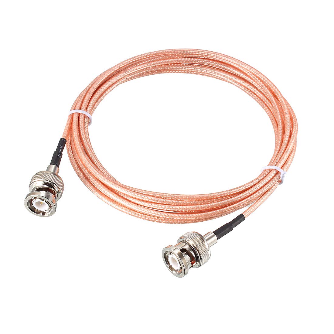 sourcing map BNC Male to BNC Male Coax Cable RG316 Low Loss RF Coaxial Cable 50 Ohm 6 Ft for Video Signals,CCTV,DVR,Camera