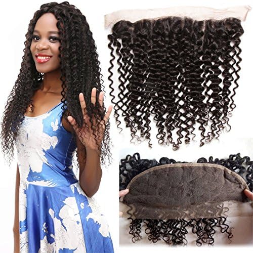 ALI JULIA Hair 7A Malaysian Virgin Curly Hair Weft Unprocessed Human Hair Weft Extensions Natural Color (20 22 24 24+18 inch frontal)