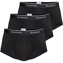 Stanfield's Men's 6-Pack Cotton Brief Underwear - Regular Rise With Contoured Pouch (Grey, Size Small)