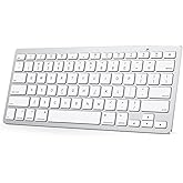 OMOTON Compact Wireless Keyboard, Bluetooth 3.0, Compatible with MacBook Pro/Air, iMac, Mac mini, Mac Pro, PC