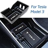 Tesla Model 3 Model Y Center Console Organizer Tray Storage Box Coin Card Sunglasses Holder for Tesla Model 3 Model Y 2016-20