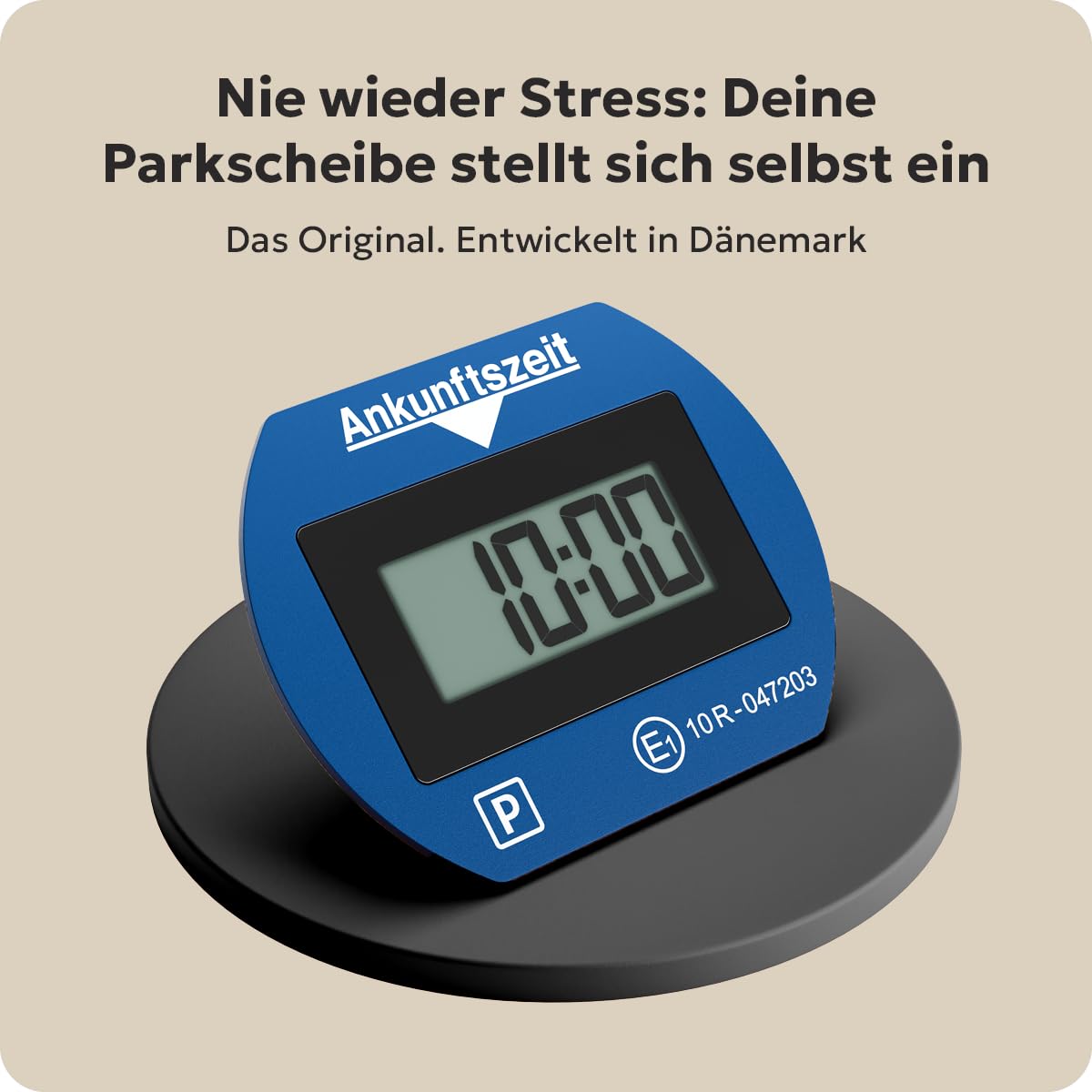 Needit elektronische Parkscheibe Park Lite I automatische Parkscheibe elektrisch mit Zulassung vom Kraftfahrt-Bundesamt I Digitale Parkuhr mit 2 Displays & vielen Funktionen, langlebig & zuverlässig 6