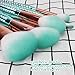 Mermaid Makeup Brush Set, MX C.Y Beauty 10pcs Synthetic Kabuki Foundation Blending Blush Powder Brush Makeup Brush Kit Beauty Cosmetic Tools
