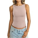 EasyGala Womens Double Lined Tank Tops Boat Neck Fitted Top Basic Sleeveless Shirts Y2K Summer Going Out Outfits 2026