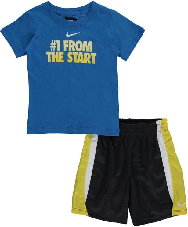 Amazon.com: Nike Baby Boys' 2-Piece Outfit - anthracite, 24 months: Clothing