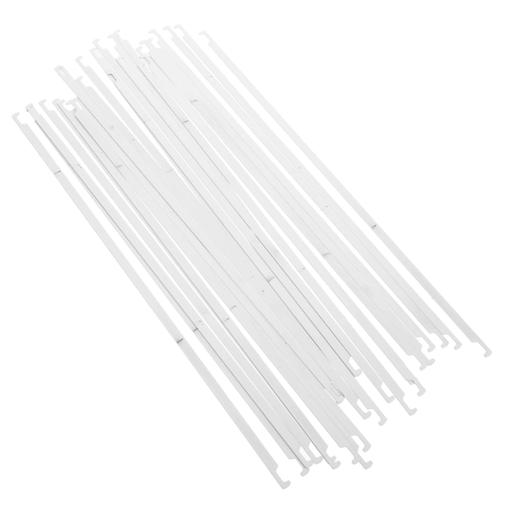 NUOBESTY 25pcs Metal Hanging File Bars Document