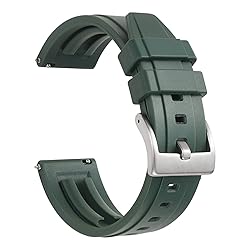 WOUKUP Silicone Watch Bands Quick Release Rubber