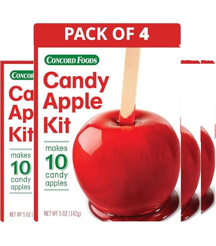 Amazon.com : Apple-EZ Candy Apple Coating Mix 15 Oz (Cherry
