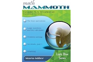 Math Mammoth Grade 5-A Worktext, Canadian Version