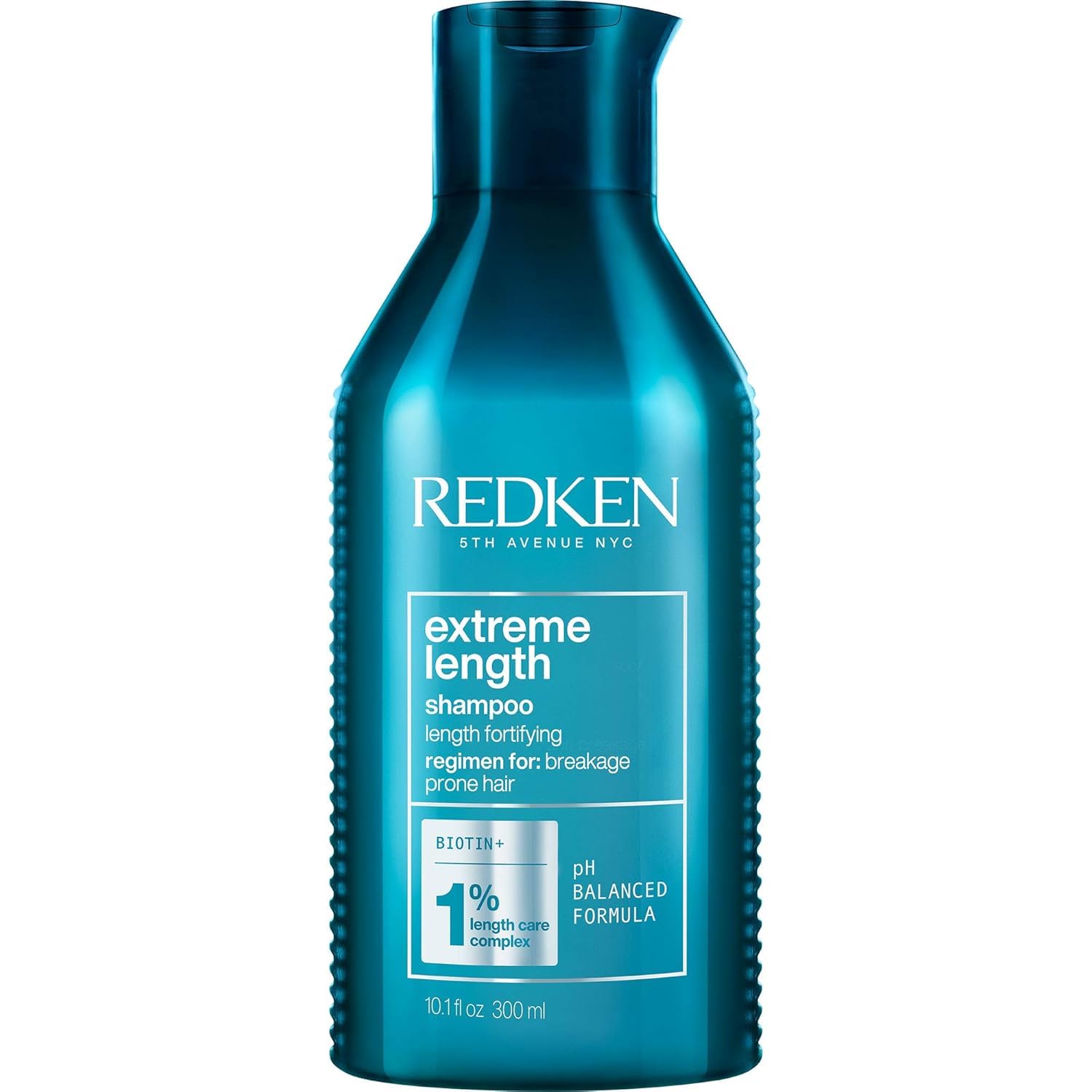 Photo 1 of Redken Extreme Length Shampoo For Damaged Hair - Prevents Breakage and Strengthens Hair, Infused With Biotin For Hair Growth, 10.1 Fl Oz