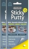 Sticky Putty- Reusable Museum & Gallery Quality Adhesive Putty,- 2 Pack