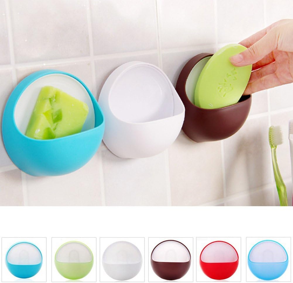 BENHAI 1 pc brief bathroom suction cup soap box soap holder Dishes Soap nozzle hanger brief soap box