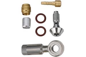 Hydraulic Brake Hose Banjo Fitting Insert for For Magura MT4, MT4E, MT5, MT6, MT7, MT8 – Metal, Silver, 15–30 g(A)