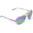 The Children's Place,baby-girls,and Toddler Fashion Sunglasses,Pink Tie Dye Aviators,2-4