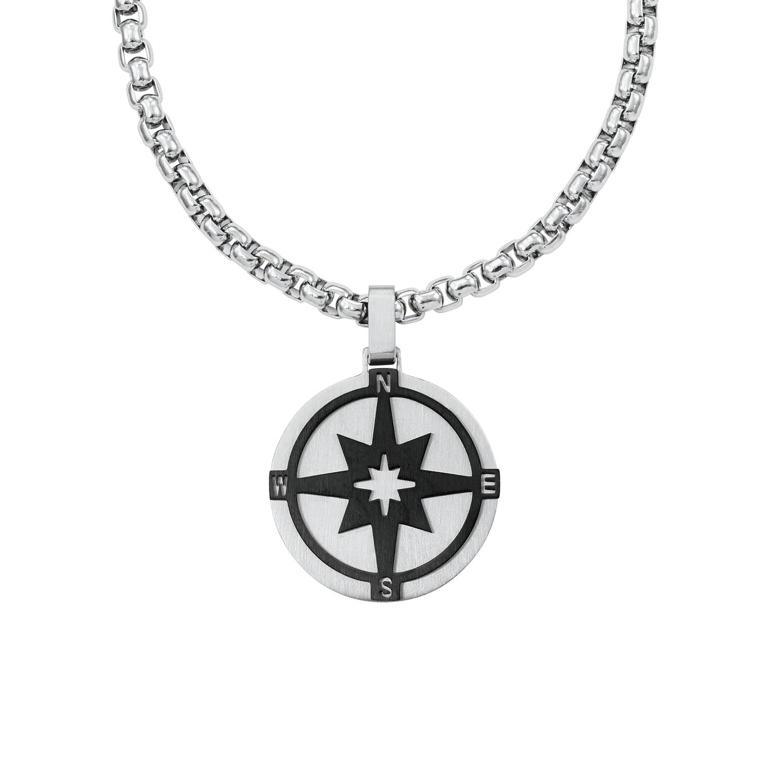 s.Oliver Men Stainless Steel Pendant Necklace - 2020910