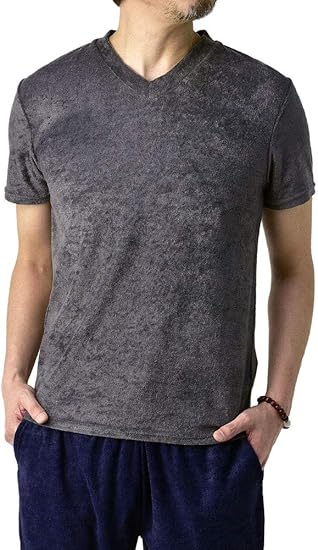 Amazon フラグオンクルー Flag On Crew 無地 Tシャツ メンズ Vネック 半袖 ふんわり パイル生地 カットソー E1g Tシャツ カットソー 通販