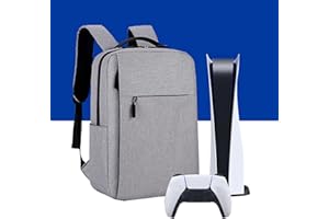 Hot6sl Travel Backpack for PS5 Console - Carrying Case Travel Bag for PS5 Console, Accessories Protective Carrying Case Storage
