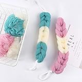 Omenluck 2Pcs Bath Shower Sponge Ball Mesh Back Scrubber Exfoliating Loofahs view 4
