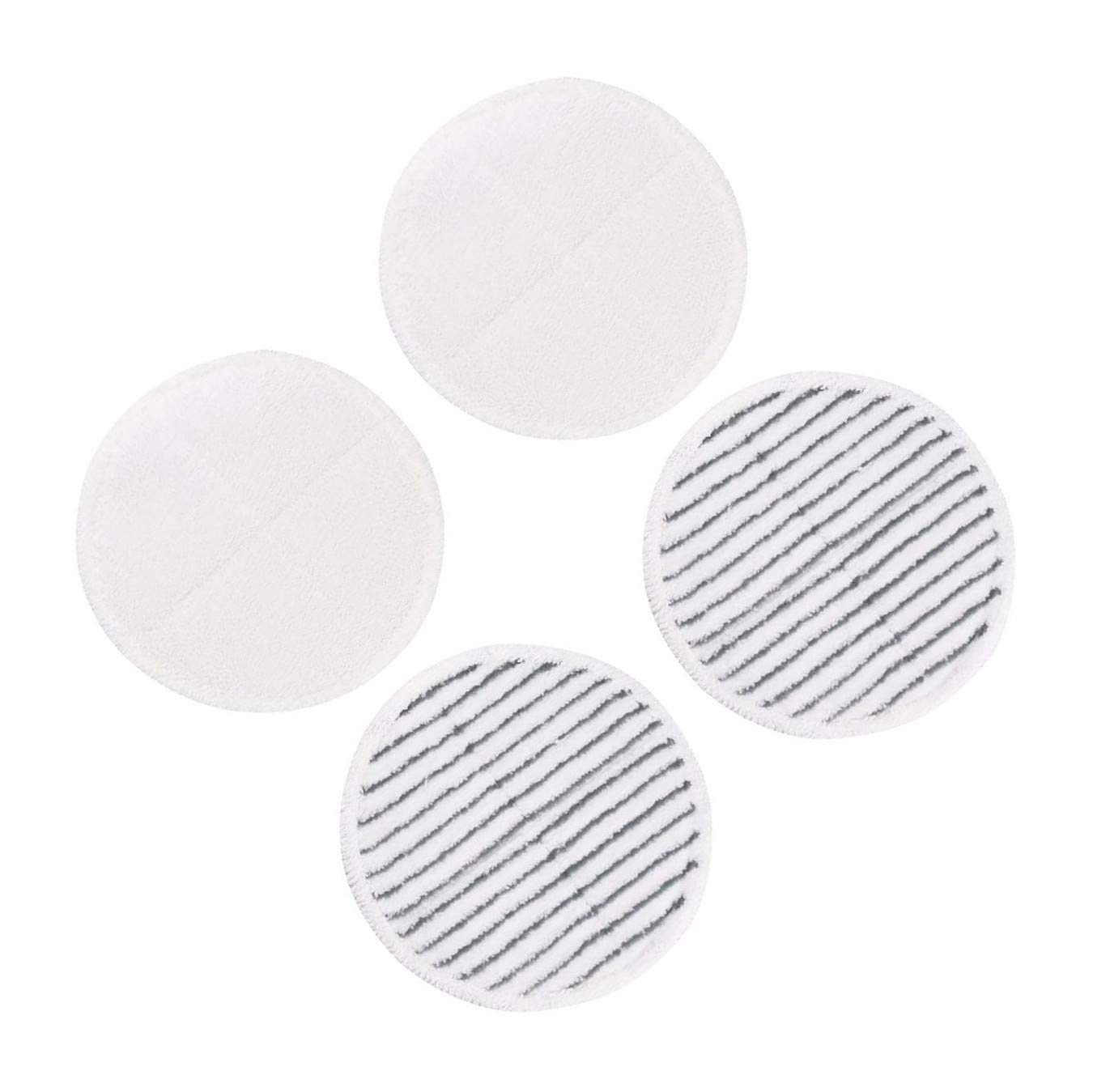 Mop Pads Replacement for Bissell Spinwave 2124, 2039, 2037 Series Powered Hard Floor Mop (2 Scrubby Pads+2 Soft Pads)