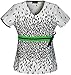 Runway by Cherokee 3641CB Women's V-Neck Top Let's Get Fish-ical