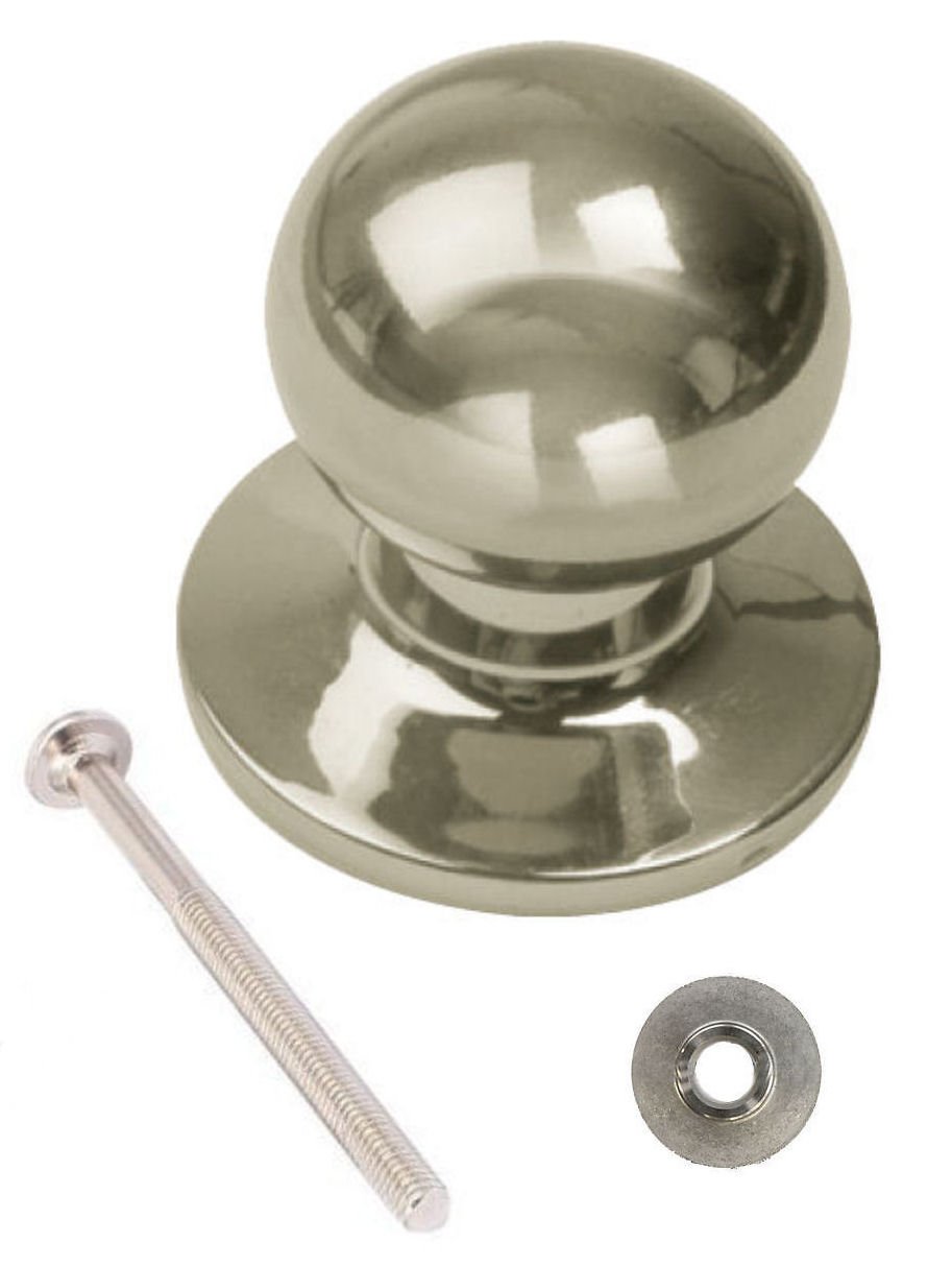 Bala Dummy Door Knob -Polished Stainless Steel by Discount Hardware UK