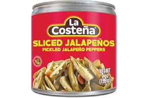 La Costena Green Pickled Sliced Jalapeno Peppe Roasted (27Oz)
