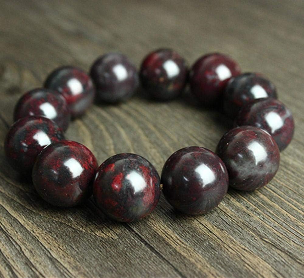 Liudaye Bloodstone Beads bracelet men and women gifts