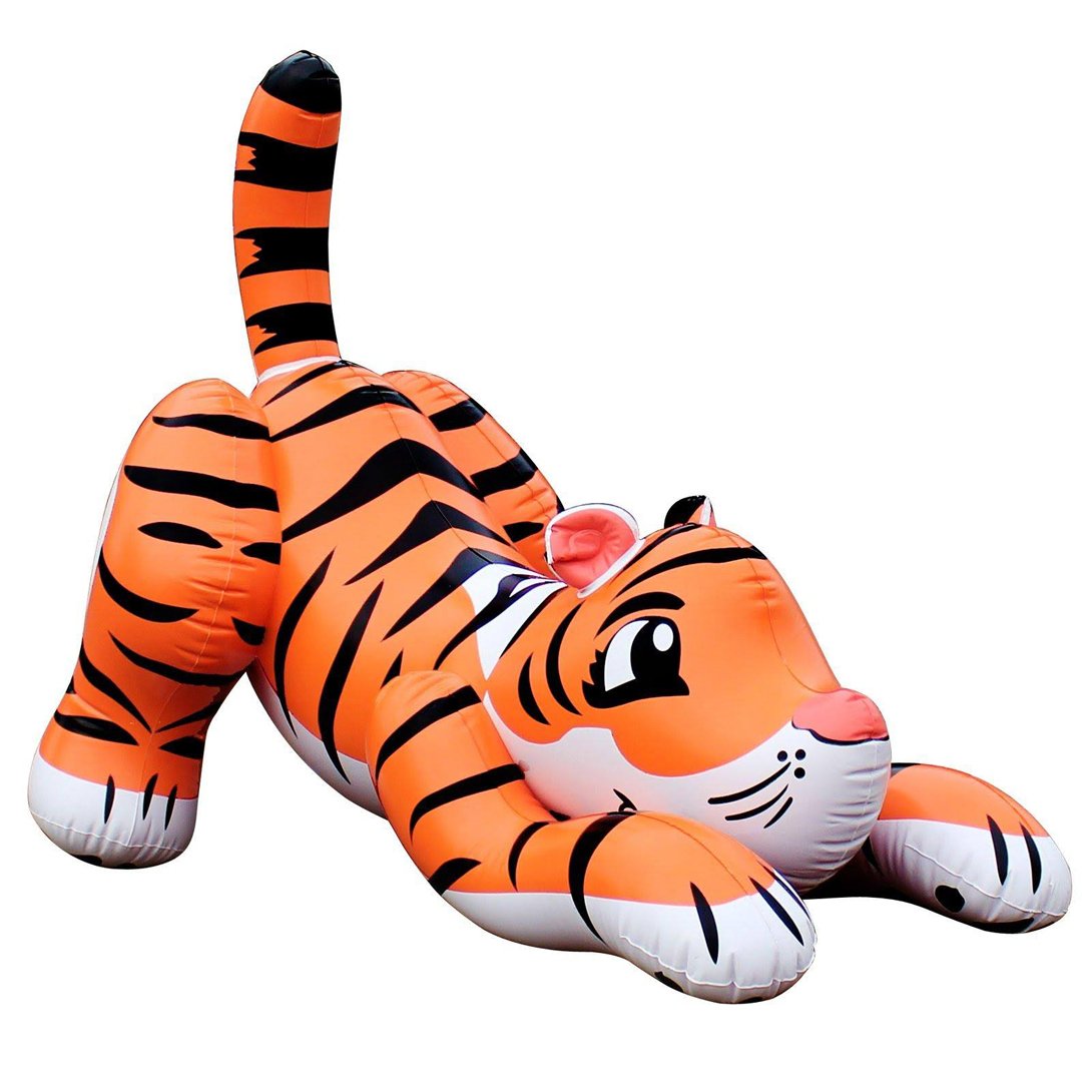 Inflatable lifelike Tiger , blow up animal. 3ft long. Amazon.co.uk