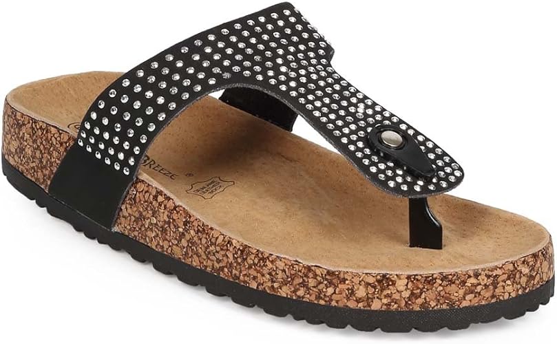 studded t strap sandals