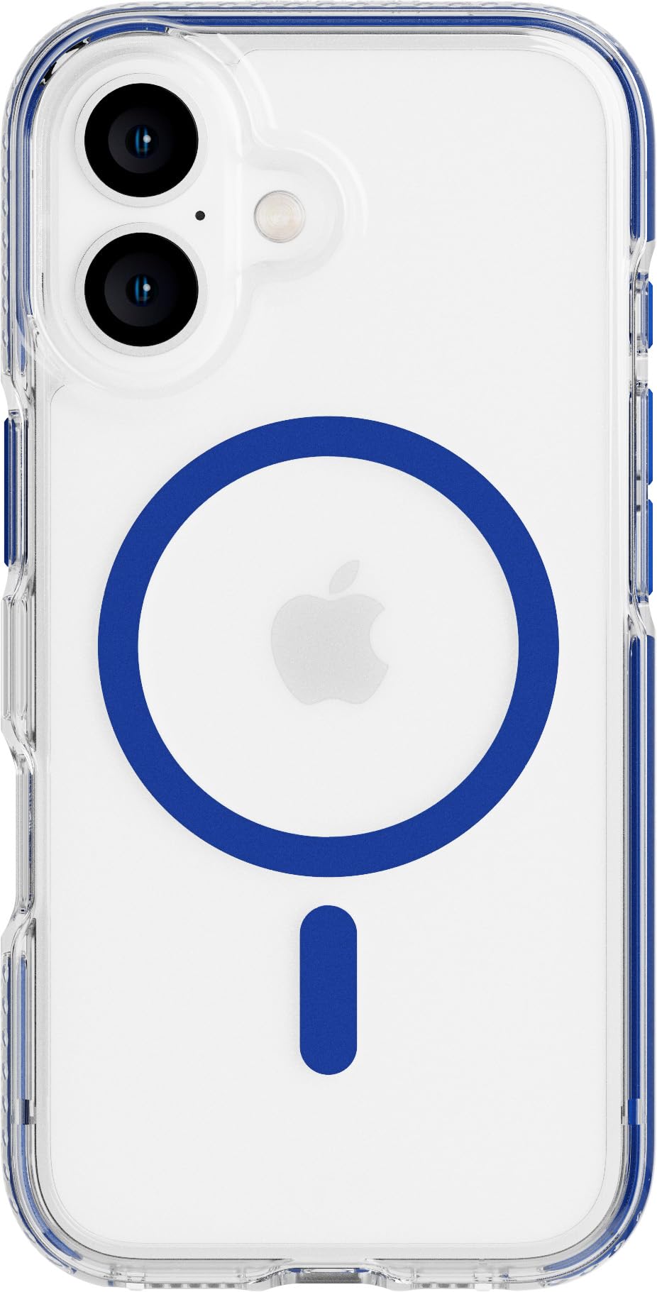 Tech21 EvoCrystal for iPhone 16 Compatible with MagSafe - Impact Protection Case 15x Military Standard Tested - in Blue