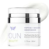 YOUN Beauty Peptide + Bakuchiol Moisturizer by Holistic Dr. Anthony Youn – Paraben-Free Retinol-Alternative Face Moisturizer to Support Collagen Production, Skin Hydration and Elasticity, 50ml