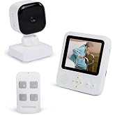 Smart Caregiver Video Monitor for Elderly Care and Caregivers, Portable, Rechargeable, Infrared Night Vision, Secure Connection, No WiFi